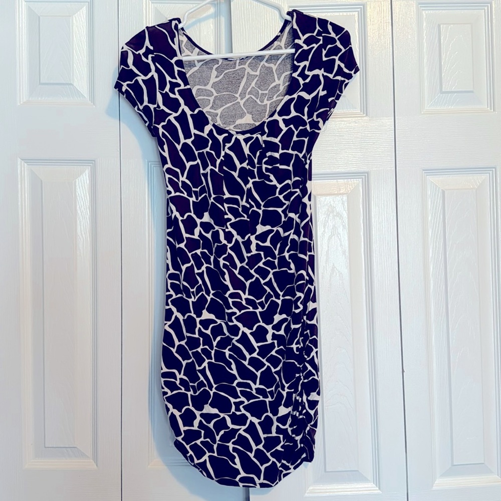 Three Dots animal print dress